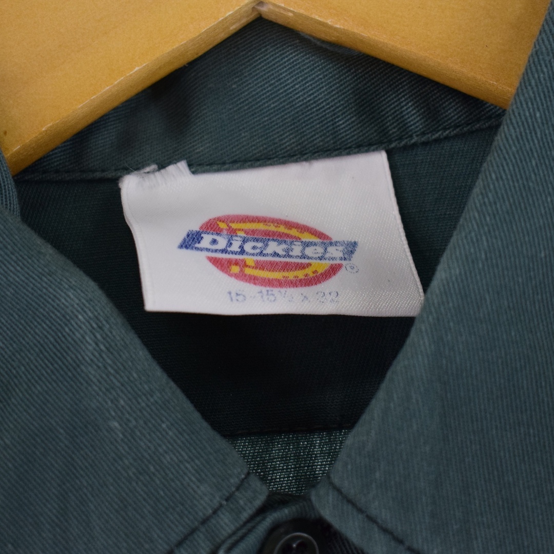 Dickies(ディッキーズ)の古着 80年代 ディッキーズ Dickies 長袖 ワークシャツ USA製 メンズL ヴィンテージ /eaa341147 メンズのトップス(シャツ)の商品写真