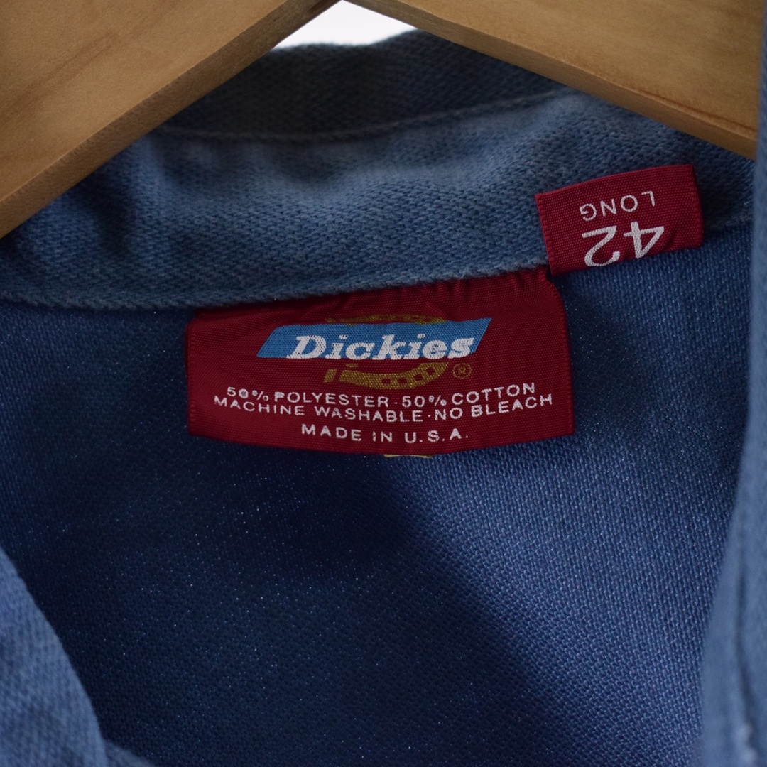 Dickies(ディッキーズ)の古着 70年代 ディッキーズ Dickies 長袖 オープンカラーワークシャツ USA製 メンズM ヴィンテージ /eaa341148 メンズのトップス(シャツ)の商品写真