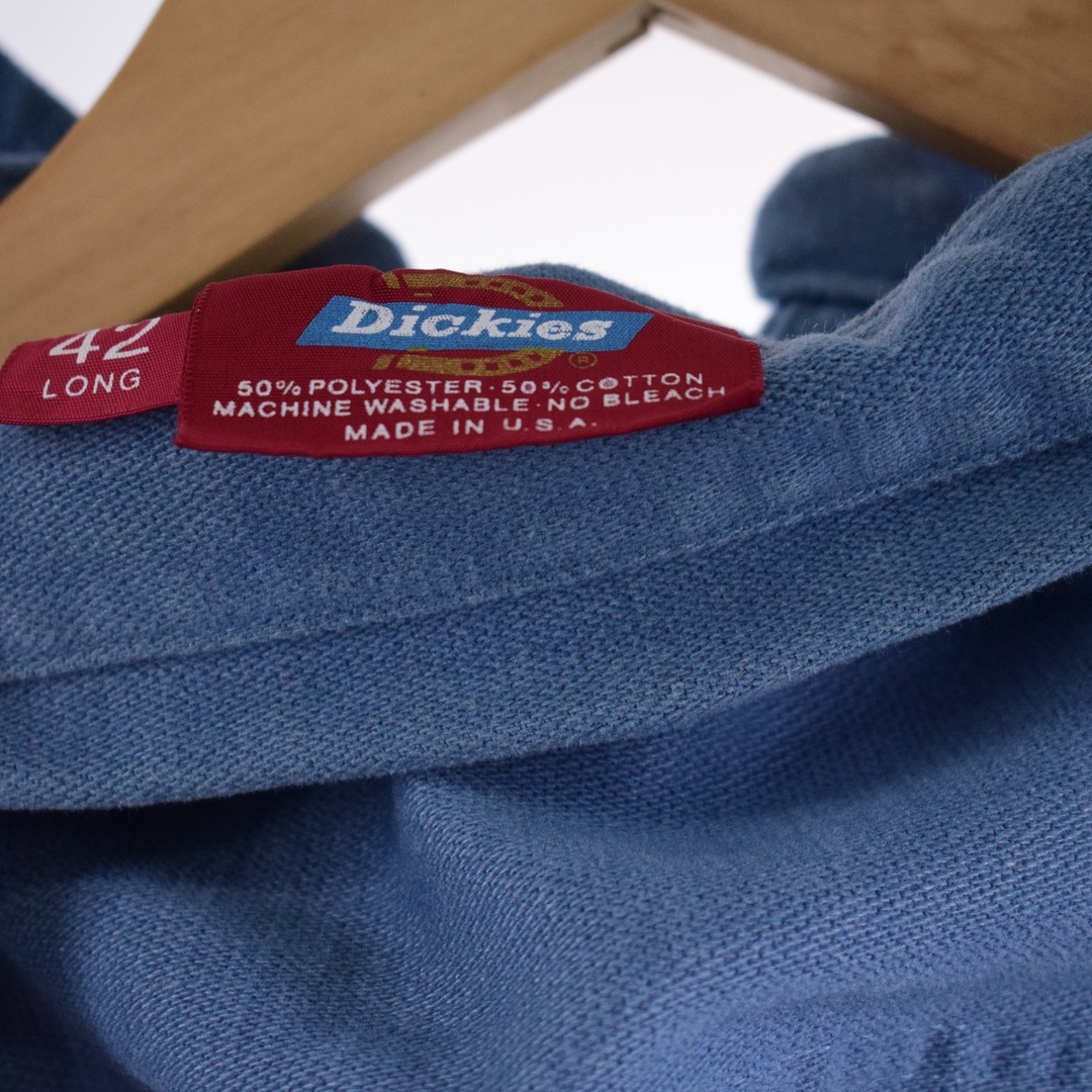 Dickies(ディッキーズ)の古着 70年代 ディッキーズ Dickies 長袖 オープンカラーワークシャツ USA製 メンズM ヴィンテージ /eaa341148 メンズのトップス(シャツ)の商品写真