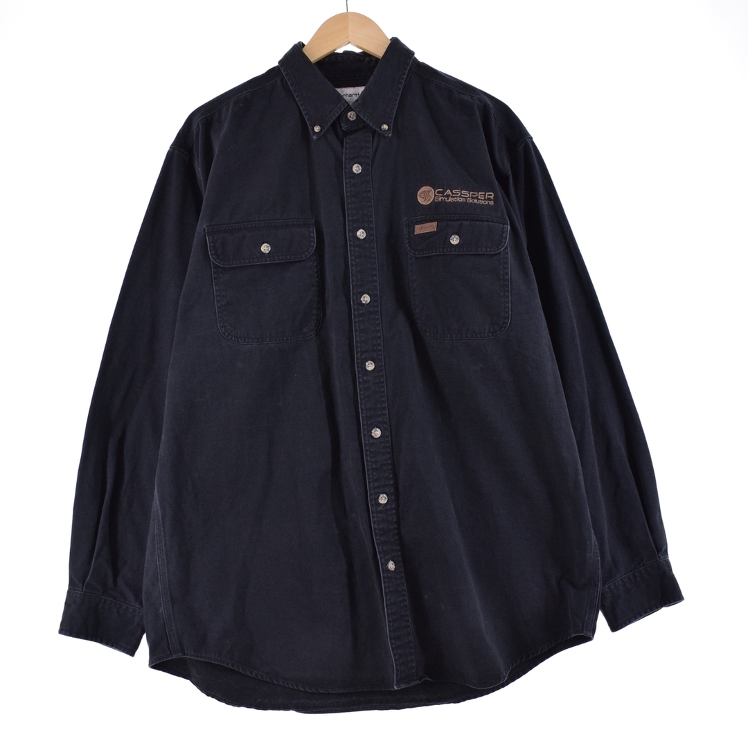 Dickies(ディッキーズ)の古着 ディッキーズ Dickies 長袖 ボタンダウン ワークシャツ メンズXL /eaa341144 メンズのトップス(シャツ)の商品写真