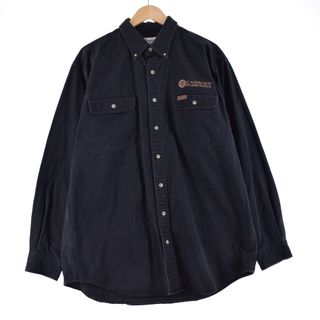 ディッキーズ(Dickies)の古着 ディッキーズ Dickies 長袖 ボタンダウン ワークシャツ メンズXL /eaa341144(シャツ)