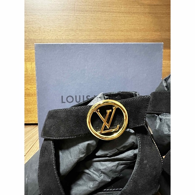 ☆新品☆  ルイ・ヴィトン Louis Vuitton 黒　サンダル
