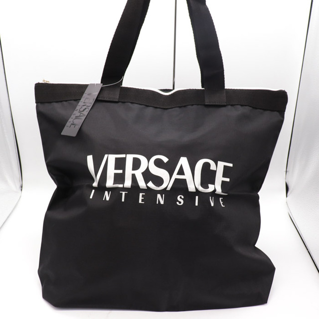 ヴェルサーチ トートバッグ ナイロントート 未使用 タグ付 ブランド 鞄 カバン 黒 レディース メンズ ブラック VERSACE | フリマアプリ  ラクマ