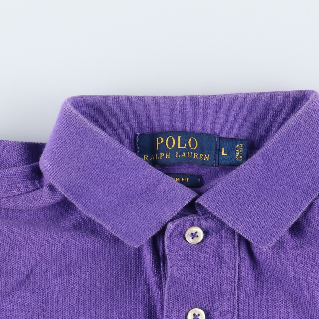 Ralph Lauren(ラルフローレン)の古着 ラルフローレン Ralph Lauren POLO RALPH LAUREN CUSTOM FIT 半袖 ポロシャツ メンズM /eaa342700 メンズのトップス(ポロシャツ)の商品写真