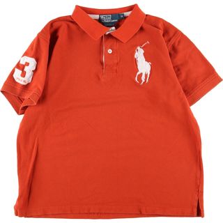 ラルフローレン(Ralph Lauren)の古着 ラルフローレン Ralph Lauren POLO by Ralph Lauren CUSTOM FIT ビッグポニー 半袖 ポロシャツ メンズM /eaa342701(ポロシャツ)