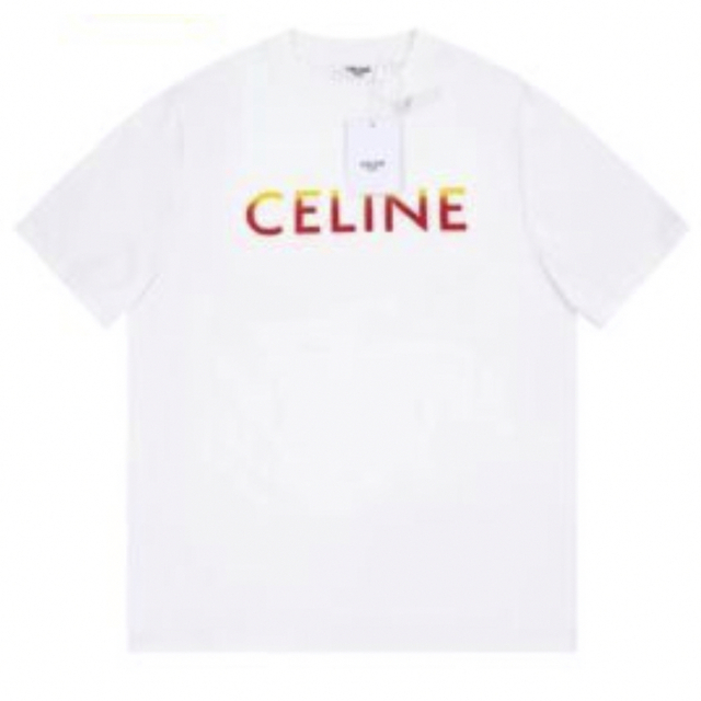 celine(セリーヌ)の【新品未使用】セリーヌ Tシャツ Lサイズ レディースのトップス(Tシャツ(半袖/袖なし))の商品写真