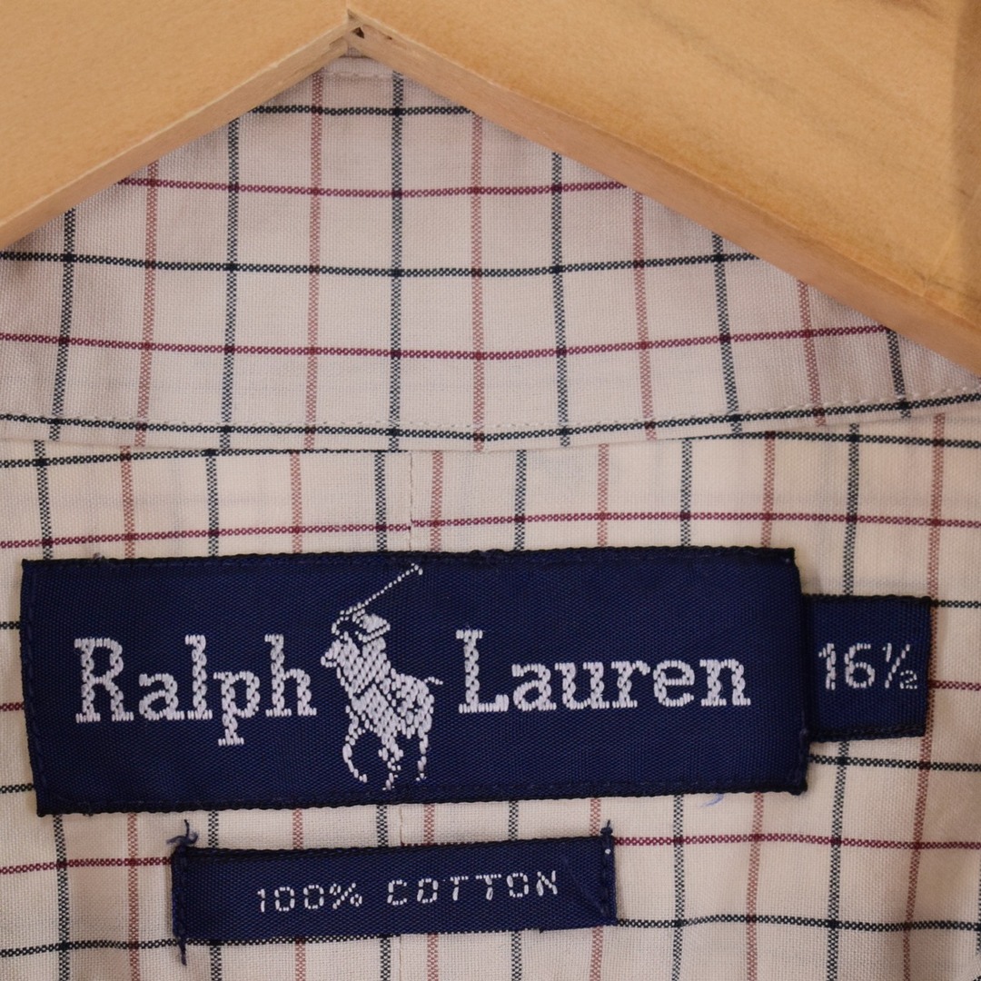 Ralph Lauren(ラルフローレン)の古着 ラルフローレン Ralph Lauren 長袖 コットンチェックシャツ メンズL /eaa342004 メンズのトップス(シャツ)の商品写真