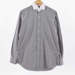 ラルフローレン(Ralph Lauren)の古着 ラルフローレン Ralph Lauren POLO by Ralph Lauren 長袖 ストライプシャツ メンズM /eaa343895(シャツ)