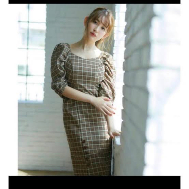 herlipto♡Plaid Jacquard Knit Dress