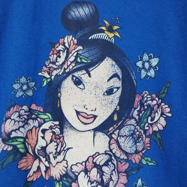 DisneyディズニームービーTシャツtシャツMulanムーランキャラクターL