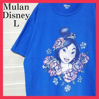 ディズニー(Disney)のDisneyディズニームービーTシャツtシャツMulanムーランキャラクターL(Tシャツ/カットソー(半袖/袖なし))