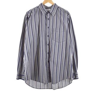 ジェイクルー(J.Crew)の古着 ジェイクルー J.Crew マルチストライプ 長袖 コットンストライプシャツ メンズL /eaa341114(シャツ)