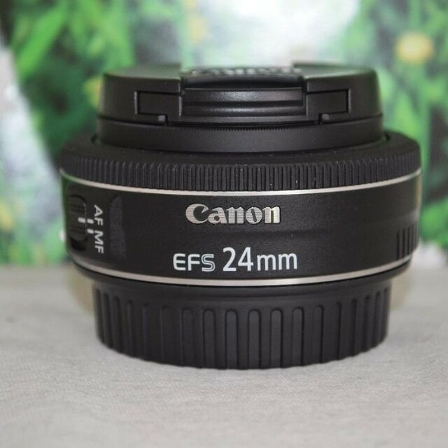 Canon - 美品 Canon EF-S 24mm F2.8 STM❤軽量薄型パンケーキレンズの