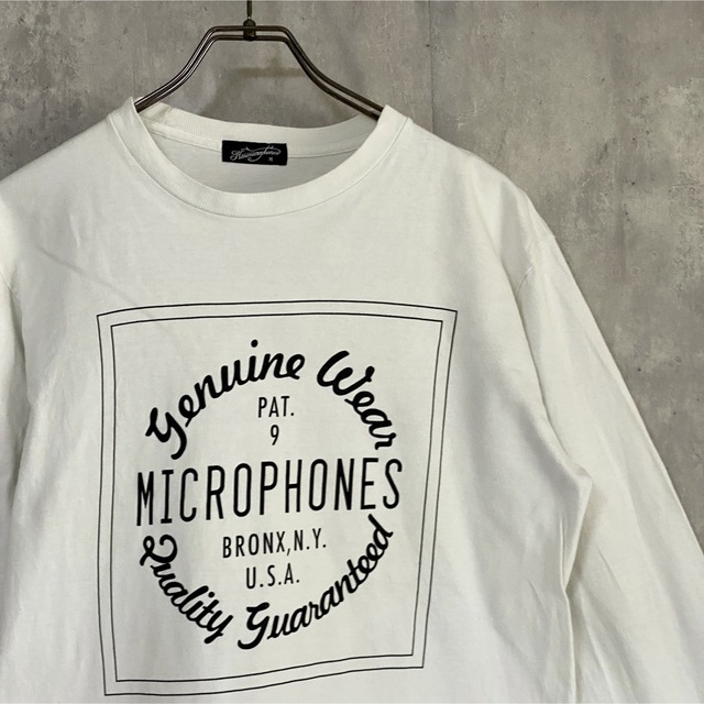 ナインマイクロフォンズ NINE MICROPHONES ロンT M 白 | aosacoffee.com