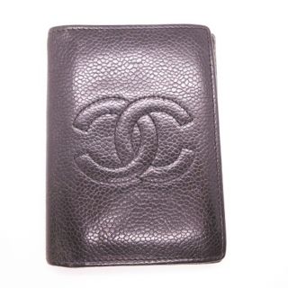 シャネル(CHANEL)のココマーク カードケース 名刺入れ パスケース 定期入れ 3番台 キャビアスキン(名刺入れ/定期入れ)