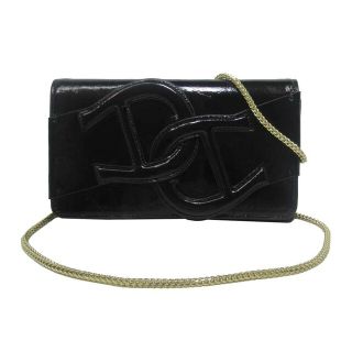 【新品】アイグナー ブティック AIGNER ショルダーバッグ 135354-002 レザー プリント 斜め掛け lvy / Black(ブラック) レディース