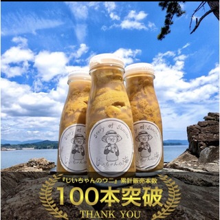 〈リンカーン様専用〉朝穫れ 三陸産 生ウニ 瓶ウニ 450g(魚介)