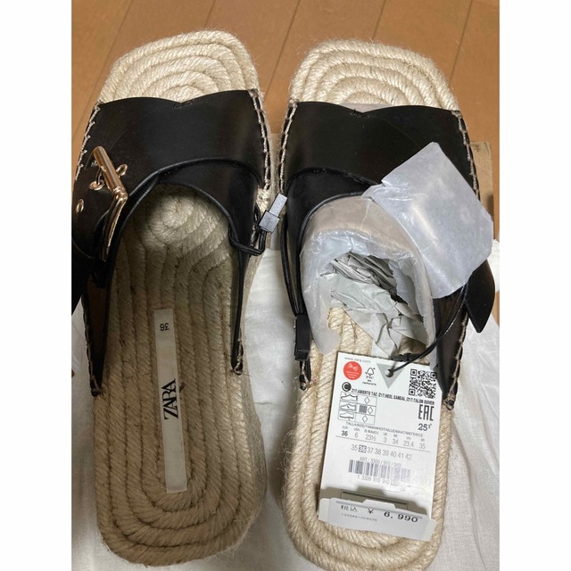 zaraサンダル　新品タグ付き　サイズ36 2