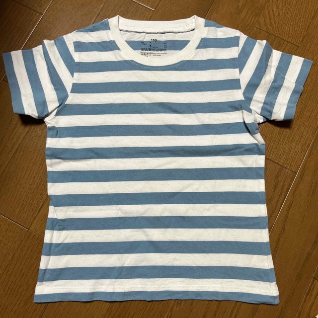 Champion(チャンピオン)のボーダーTシャツ★110㎝ キッズ/ベビー/マタニティのキッズ服男の子用(90cm~)(Tシャツ/カットソー)の商品写真