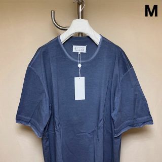 マルタンマルジェラ(Maison Martin Margiela)の新品 M マルジェラ 22ss ガーメントダイ Tシャツ 青 4833(Tシャツ/カットソー(半袖/袖なし))