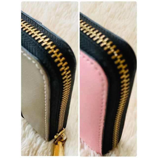 MARC JACOBS(マークジェイコブス)のきょん様専用マークジェイコブス マルチカラー ピンク 長財布 ラウンドファスナー レディースのファッション小物(財布)の商品写真