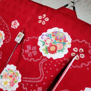 606 正絹 女児 お宮参り 祝着 きものの通販 by mimi's shop|ラクマ