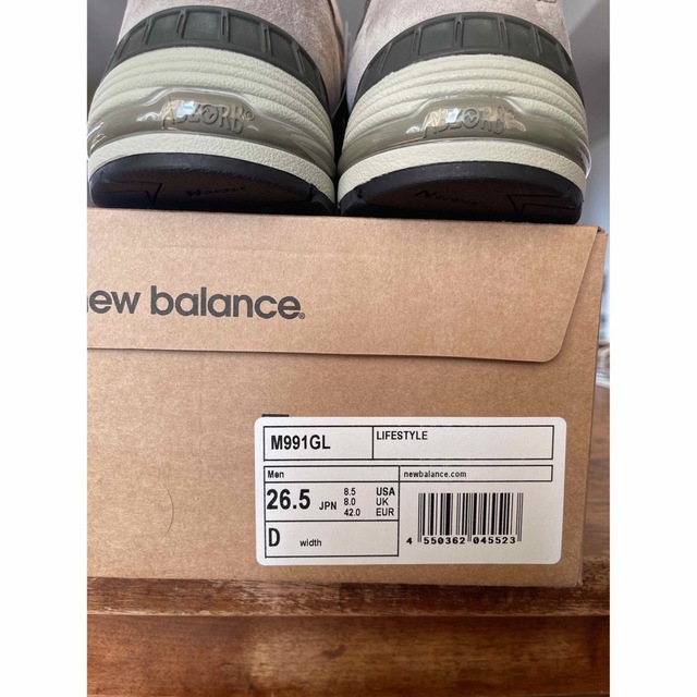 New Balance(ニューバランス)の【24時間以内に発送】M991 GL 26.5センチ メンズの靴/シューズ(スニーカー)の商品写真
