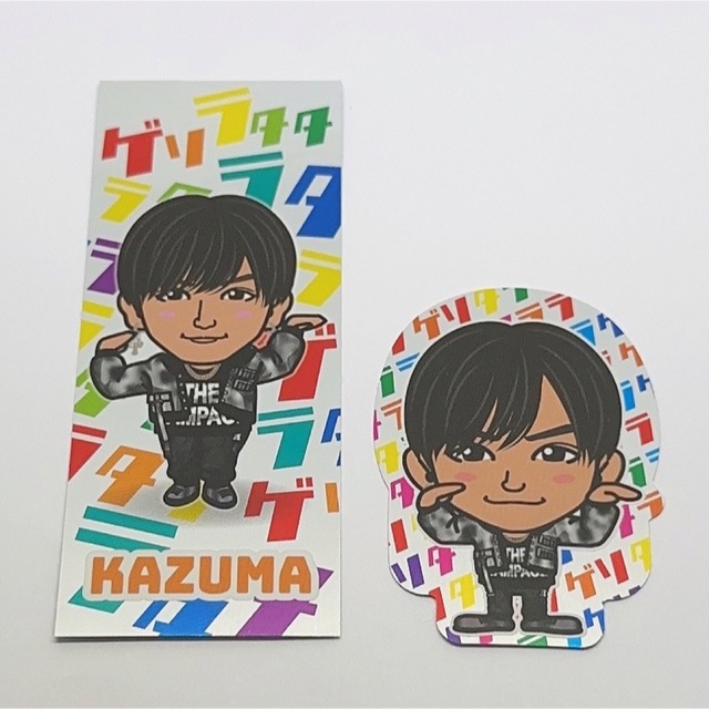 THE RAMPAGE(ザランページ)のTHE RAMPAGE 川村壱馬 ゲリラタタ ステッカー エンタメ/ホビーのタレントグッズ(その他)の商品写真
