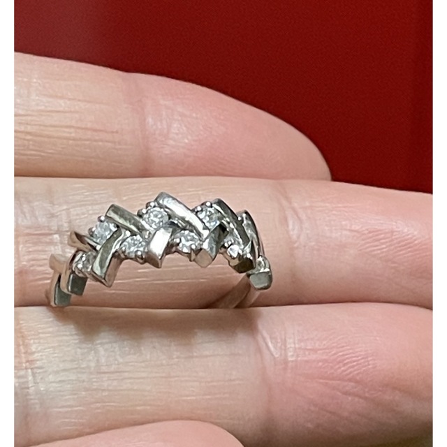 プラチナ　ダイヤモンド　pt999 リング　指輪 レディースのアクセサリー(リング(指輪))の商品写真