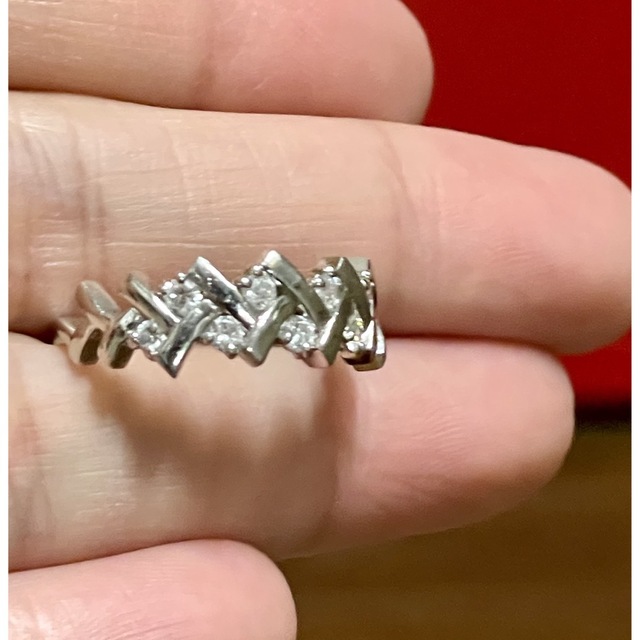 プラチナ　ダイヤモンド　pt999 リング　指輪 レディースのアクセサリー(リング(指輪))の商品写真