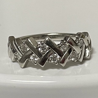 プラチナ　ダイヤモンド　pt999 リング　指輪(リング(指輪))