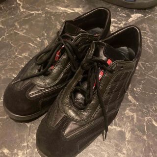 外箱不良宅配便送料無料 【Y2K】PRADA SPORTS レザースリッポン