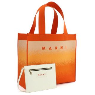 マルニ(Marni)のマルニ トートバッグ SHMP0076A5 P5506 ZO536 オレンジ系(トートバッグ)