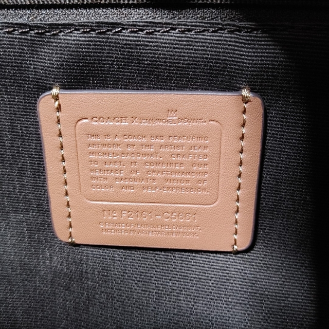 coach コーチ×バスキア 2021秋 恐竜 トート ショルダー バッグ