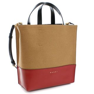 マルニ(Marni)のマルニ トートバッグ SHMPV01Q00 P5070 ZO282 ブラウン(トートバッグ)