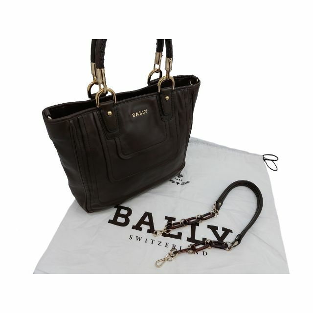 Bally - 未使用品!BALLY【バリー】JURA レザー 2WAY トートバッグの
