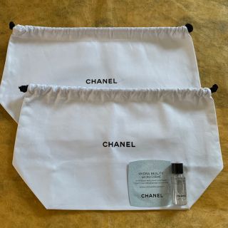 シャネル(CHANEL)のCHANEL ノベルティ巾着ポーチ2枚　サンプル(ポーチ)