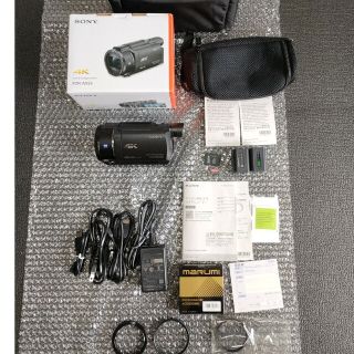 【極美品】上位モデル FDR-AX55 4Kビデオカメラ FDR-AX60