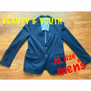 ビューティアンドユースユナイテッドアローズ(BEAUTY&YOUTH UNITED ARROWS)のBEAUT&YOUTH/メンズ ジャケット Mサイズ(テーラードジャケット)