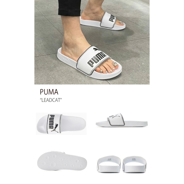 PUMA(プーマ)の新品未使用PUMA LEADCAT シャワーサンダル レディースの靴/シューズ(サンダル)の商品写真