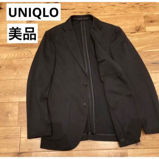 ユニクロ(UNIQLO)の美品送料込み　ユニクロ　テーラードジャケット　ブラック　S(テーラードジャケット)