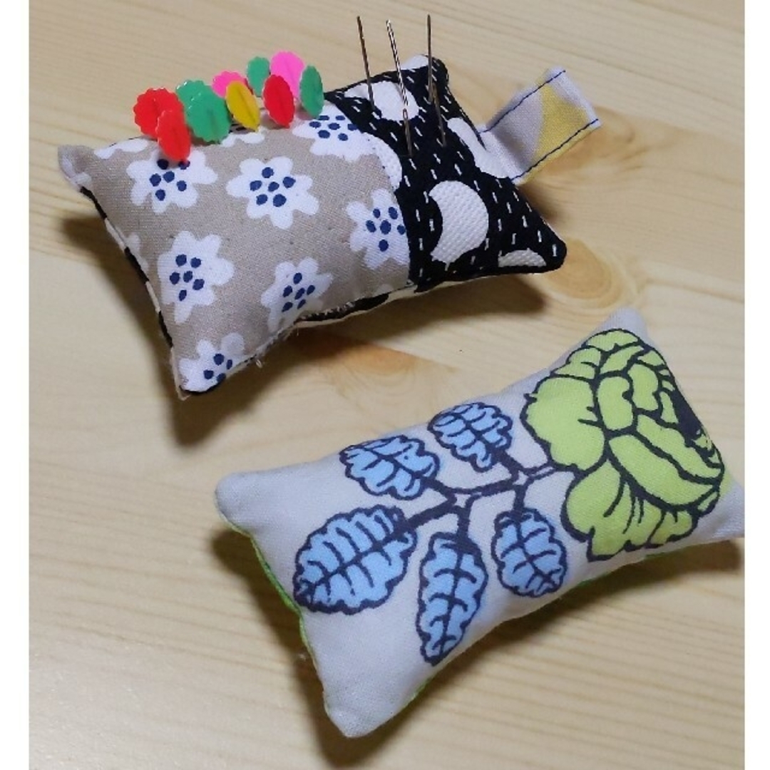 ハンドメイド ピンクッション 針山 手芸道具 marimekko ハンドメイドの生活雑貨(その他)の商品写真