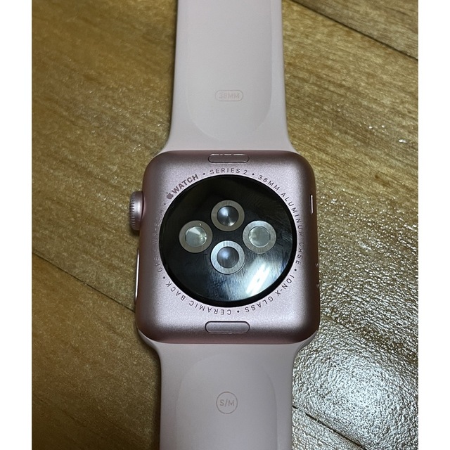 appleWatch 2 38mm 純正フルセット 美品 ピンク - 腕時計