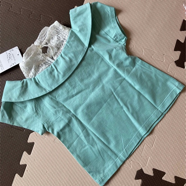 mezzo piano(メゾピアノ)のメゾピアノ　リボン　トップス　110 キッズ/ベビー/マタニティのキッズ服女の子用(90cm~)(Tシャツ/カットソー)の商品写真