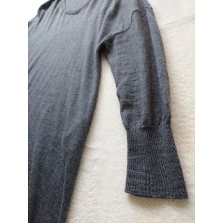 バレンシアガ ニットワンピース アシンメトリー カシミヤ GRAY34