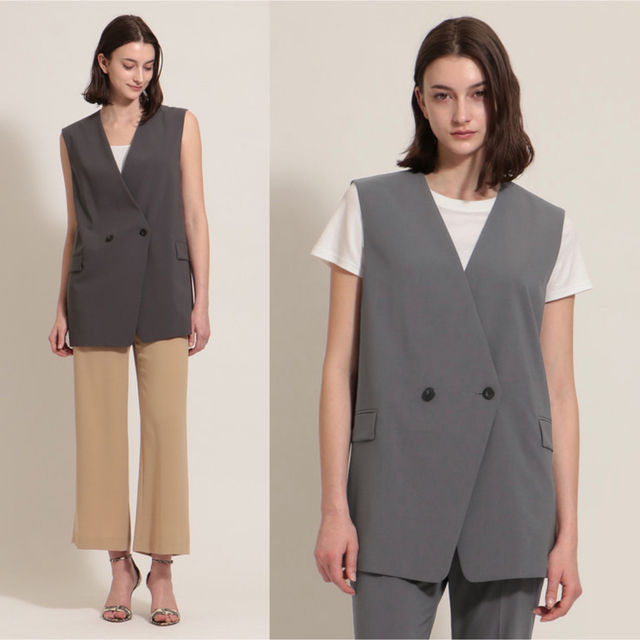theory luxe 23SS 完売 SYCAMORE ジレ カラーレスベスト