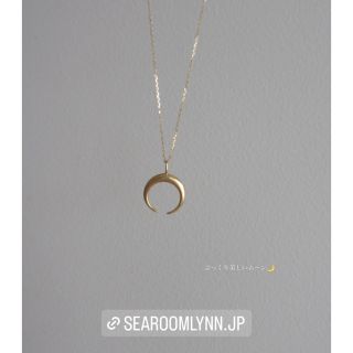 シールームリン(SeaRoomlynn)のCrescent moonネックレス 18K(ネックレス)