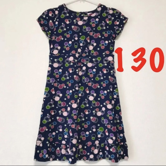 TALBOTS(タルボット)のタルボット キッズ マルチドット 小花 ワンピース  7（130） キッズ/ベビー/マタニティのキッズ服女の子用(90cm~)(ワンピース)の商品写真