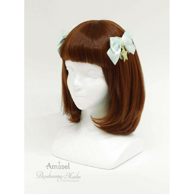 バレッタ/ヘアクリップ【新品】Amavel　リボンクリップ