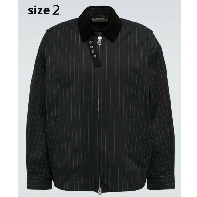 sacai - size2 新品 sacai ストライプ ブルゾンの通販 by sacai - size2 新品 sacai ストライプ ブルゾンの通販 by